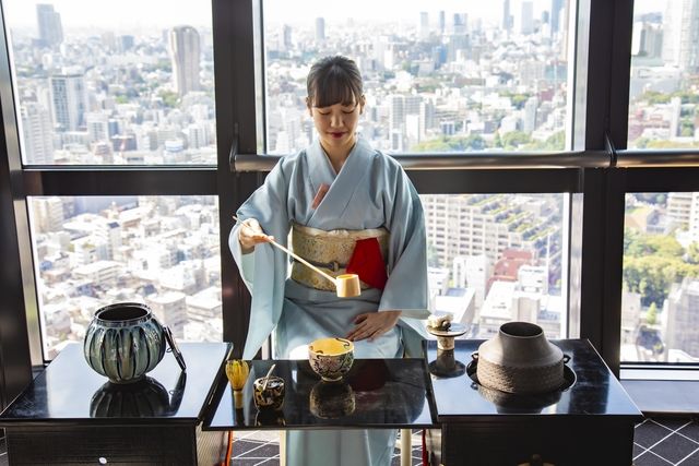 trà đạo trên tháp tokyo trà đạo trên tháp tokyo